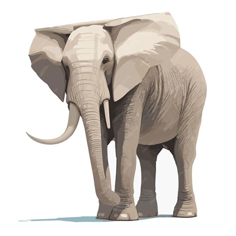 Stylized Elephant Drawings