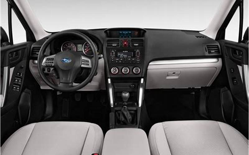 Subaru Forester 2016 Dashboard