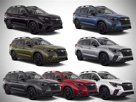 Subaru Ascent Color Options