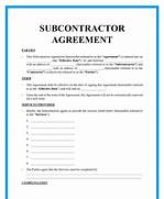 Subcontractor Payment Terms
