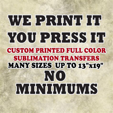 Shop Sublimation Prints Wholesale & Save Big Today!