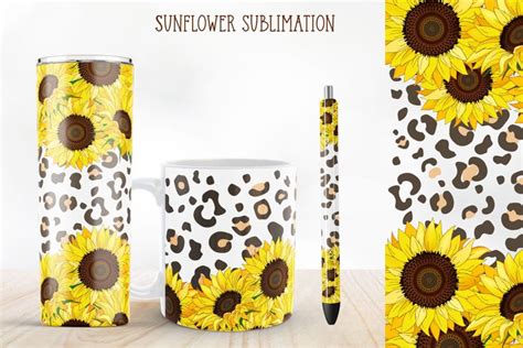 Download Sublimation - Leopard Sunflower Crafts