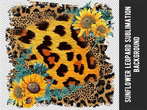 Download Sublimation - Leopard Sunflower Creativefabrica