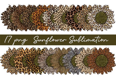 Download Sublimation - Leopard Sunflower Cut Files