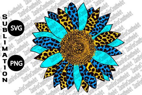 Download Sublimation - Leopard Sunflower Files DXF Files
