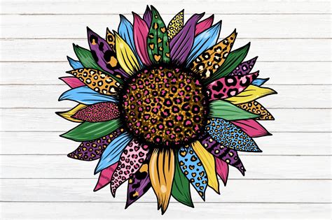 Download Sublimation - Leopard Sunflower Files For Crafts