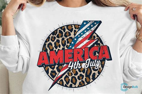 Download Sublimation America Design, July 4th for Cricut Machine