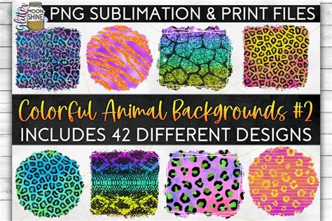 Download Sublimation Background Bundle Animal Commercial Use DXF Files