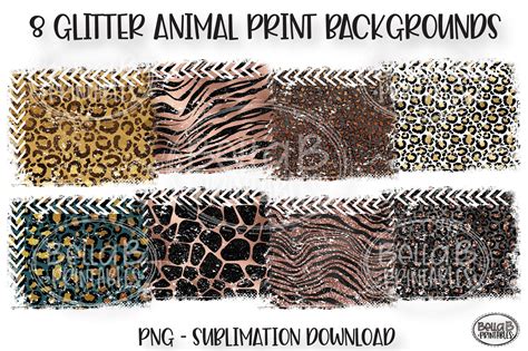 Download Sublimation Background Bundle Animal Images