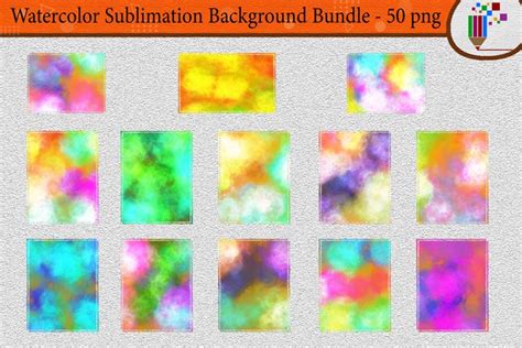 Download Sublimation Background Bundle Watercolor Files