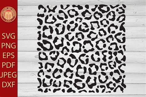 Download Sublimation Bundle Leopard Print Pattern Silhouette DXF Files
