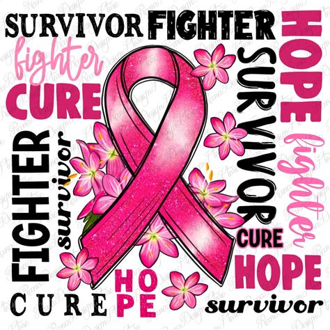 Download Sublimation Cancer Awareness Design Printable