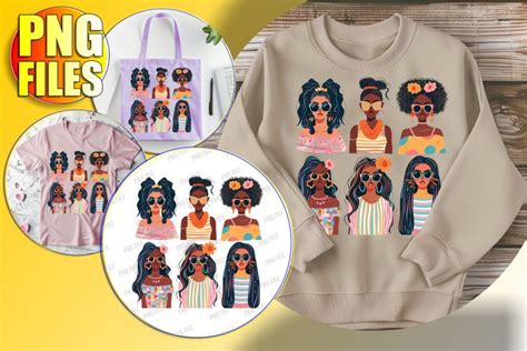 Download Sublimation Design Afro Woman Png Cut Files