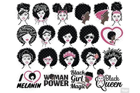 Download Sublimation Design Afro Woman Png Files DXF Files