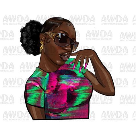 Download Sublimation Design Afro Woman Png Files For Crafts
