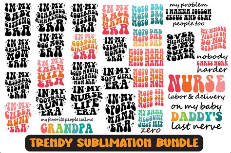 Download Sublimation Design Bundle Cricut SVG DXF Files