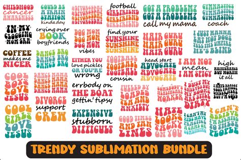 Download Sublimation Design Bundle Cricut SVG For Crafts