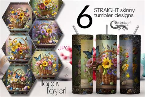Download Sublimation Design Spring Skinny Tumbler Files