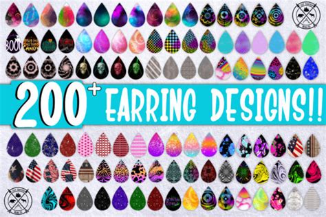 Download Sublimation Earring Bundle Files for Cricut