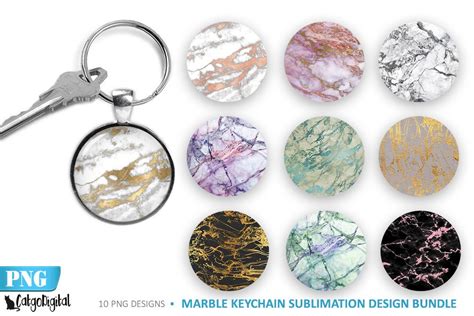 Download Sublimation Keychain Marble Acrylic Commercial Use