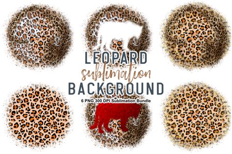 Download Sublimation Leopard Pattern Commercial Use For Crafts