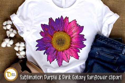 Download Sublimation Pink Galaxy Sunflower Files DXF Files