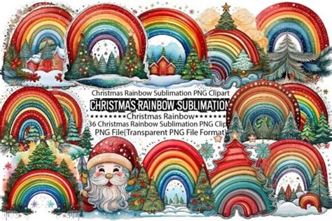 Download Sublimation Rainbow Bundle Creativefabrica DXF Files