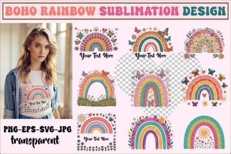 Download Sublimation Rainbow Bundle Cut Images