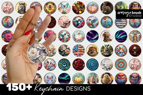 Download Sublimation Round Keychain Commercial Use for Cricut