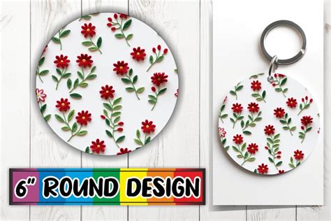 Download Sublimation Round Keychain Cut Files