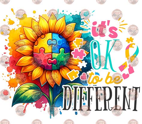 Download Sublimation Sunflower Autism Awareness Files For Crafts