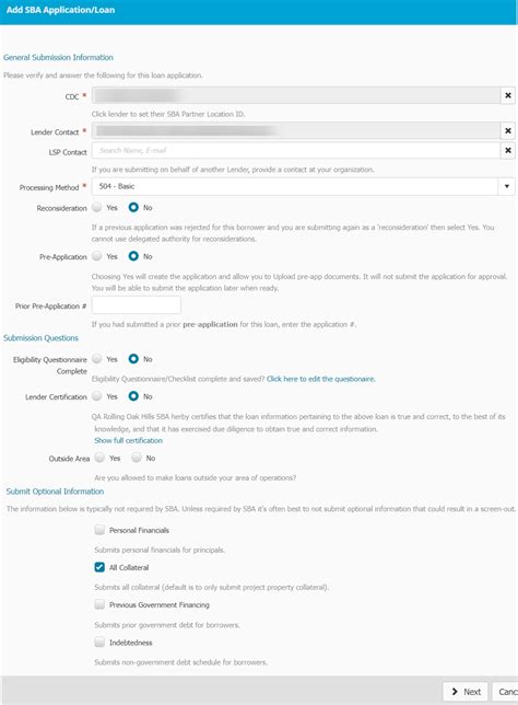 Submitting Your Application
