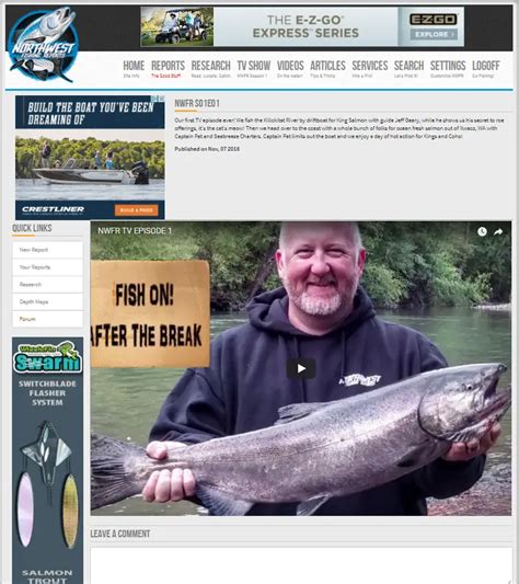 Submitting Your Own NW Fishing Reports