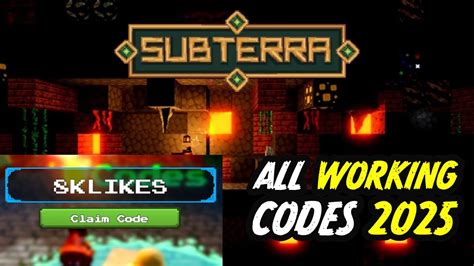 Subterra Codes Roblox