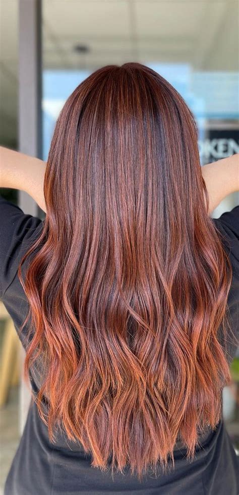 Subtle Red Balayage