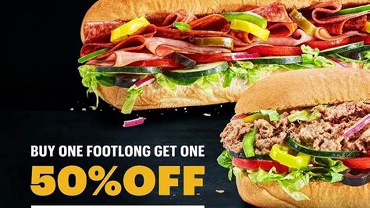 Subway Bogo Code December 2024 Free