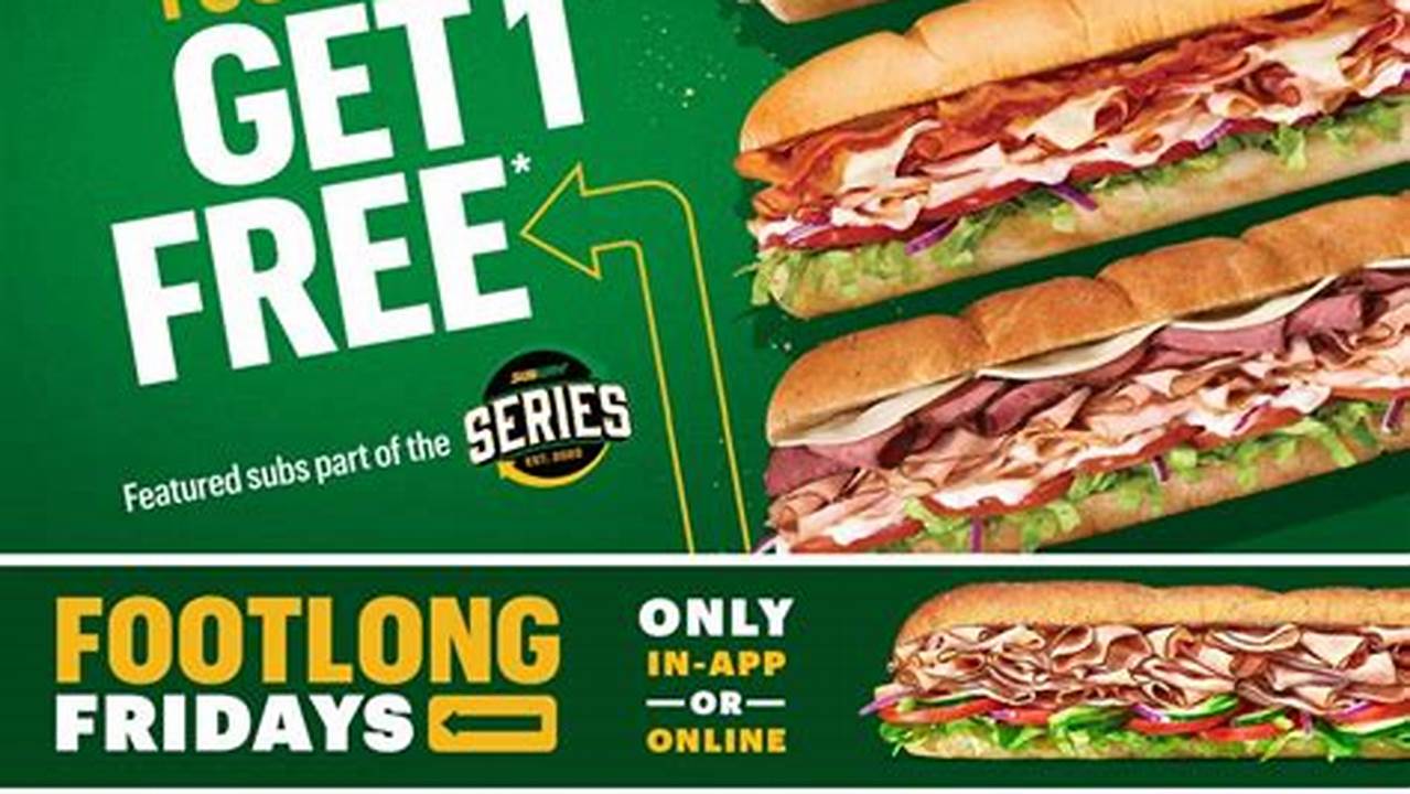 Subway Promo Code 2025 Bogo Promo Code