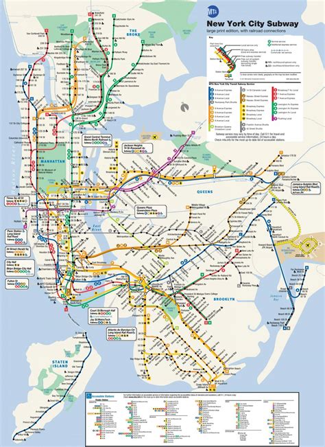 Subway Map For Brooklyn