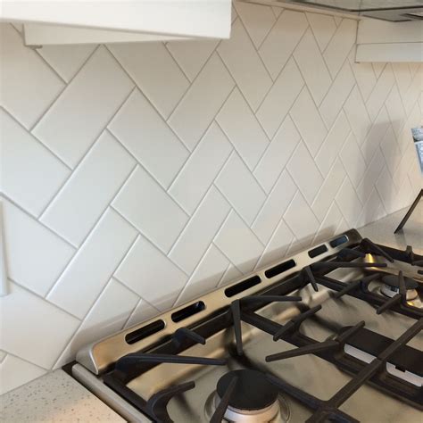 Subway Tile Herringbone Pattern