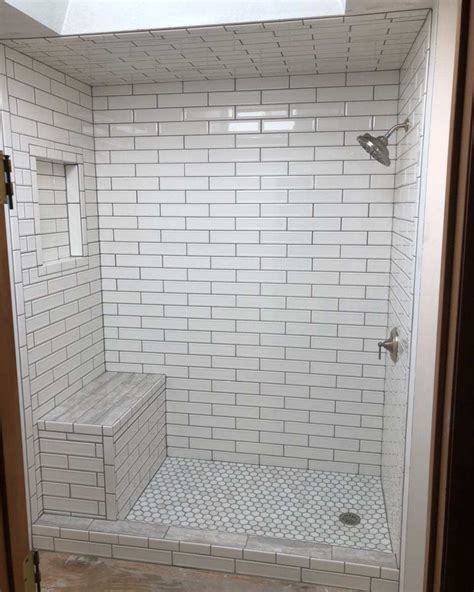 SUBWAY TILE SHOWER • Bathroom Remodeling A+ Home Improvements