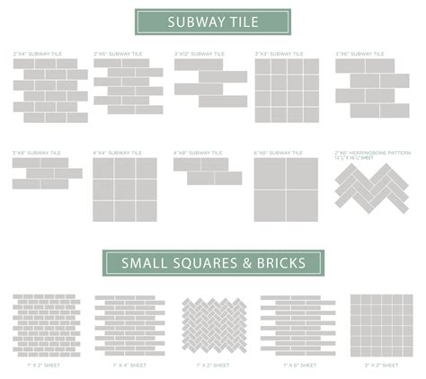 50+ Subway Tile Ideas + Free Tile Pattern Template (With images) Subway tile patterns, Tile