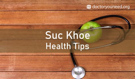 Suc Khoe Health Tips