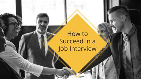Succeed In A Job Promotion Interview