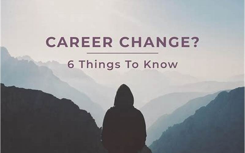 Sudden Changes In Career