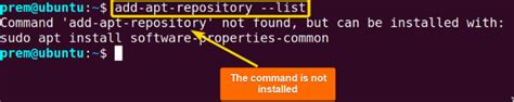 Sudo Apt Add Repository Command Not Found