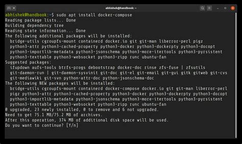 Sudo Apt Install Docker Compose