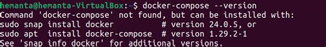 Sudo Docker Compose Command Not Found