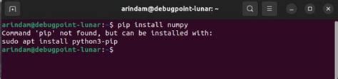 Sudo Pip Command Not Found Ubuntu