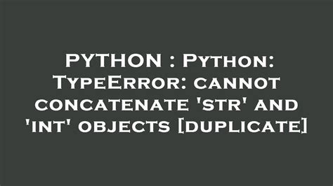 Sudo Python Cannot Concatenate