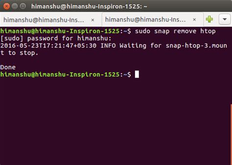 Sudo Snap Remove
